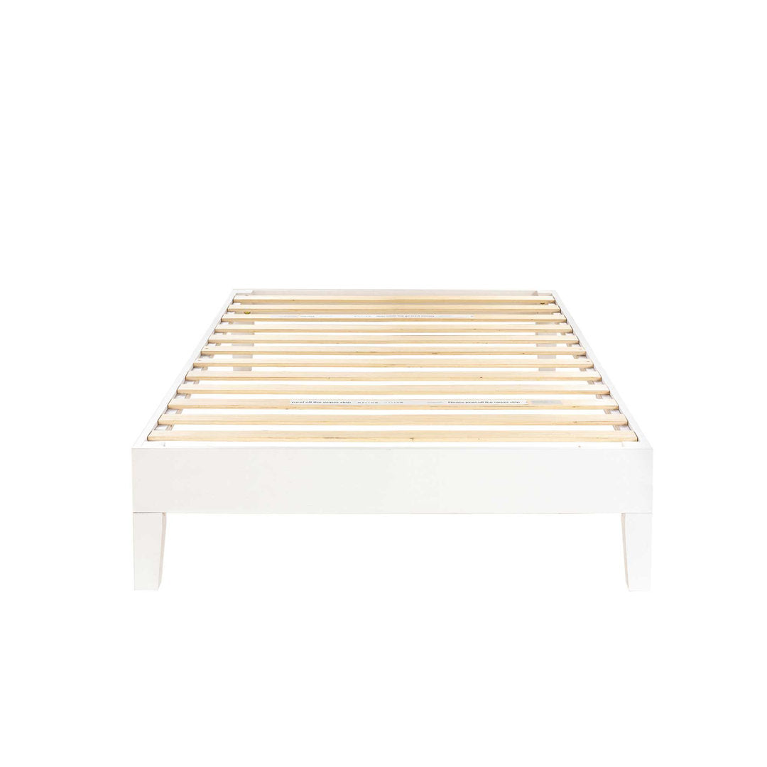 Amaryn Solid Wood Platform Bed Lark Manor™ Color: Light Natural Size: Twin
