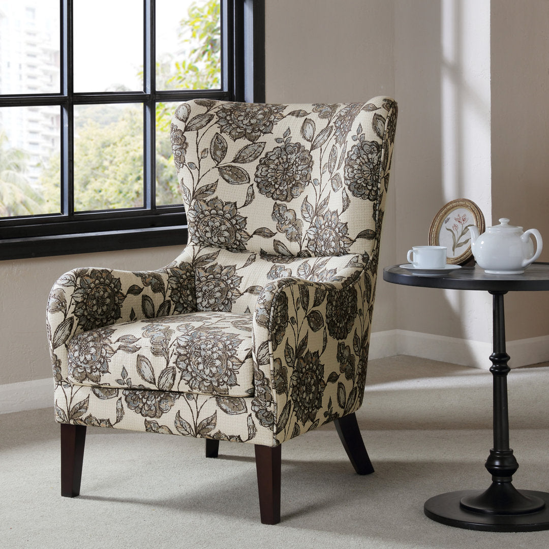 Ettina 27.5" W Wingback Chair Gracie Oaks Fabric: Multi