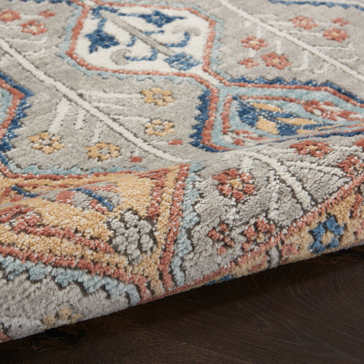 Taylorsville Geometric Brown/Blue/Gray Area Rug Dakota Fields Rug Size: Rectangle 6'7" x 9'6"