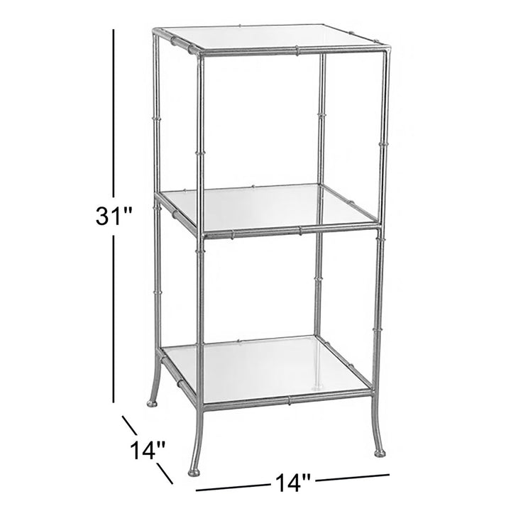 Caisha 31'' H x 14'' W Steel Cube Bookcase Mercer41