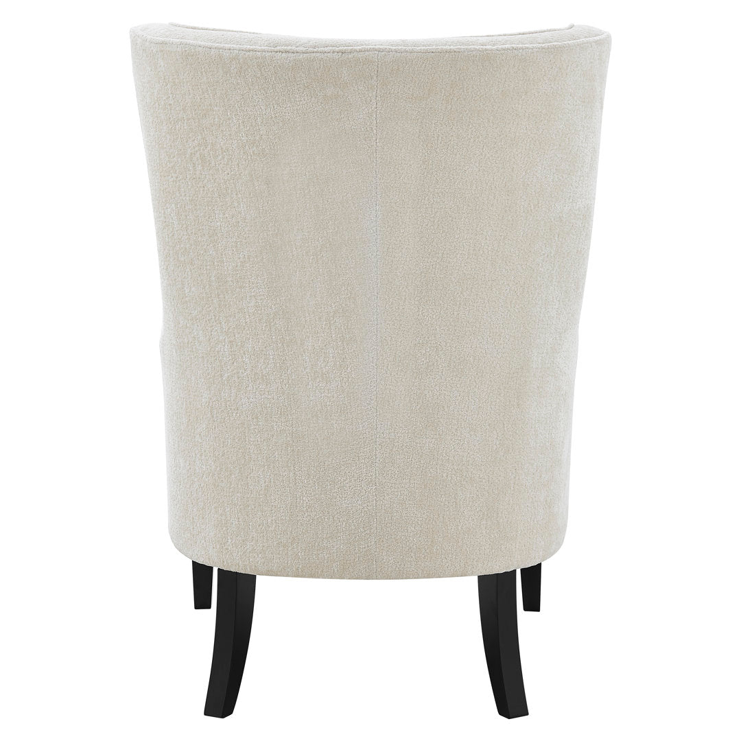 Radyn 31" Wide Polyester Wingback Chair Red Barrel Studio® Body Fabric: Opus Cream 100% Polyester
