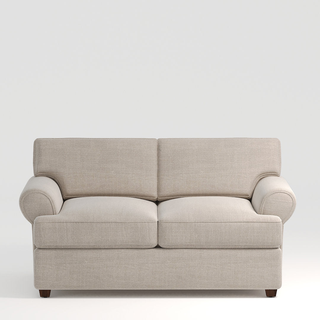 67" Recessed Arm Loveseat Birch Lane™ Fabric: Conversation Ivory Basketweave