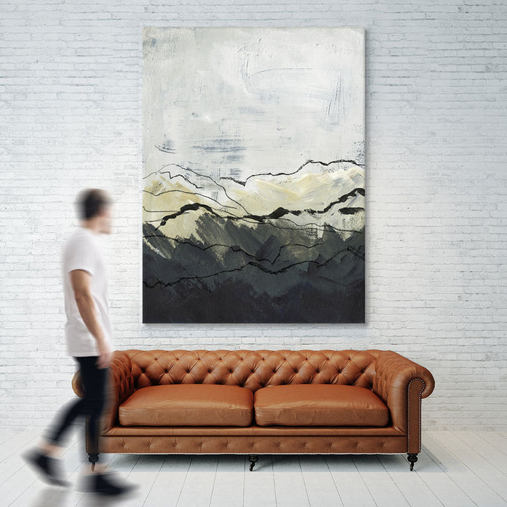 Winter Mountains I' by Jennifer Paxton Parker - Wrapped Canvas Painting Print Orren Ellis