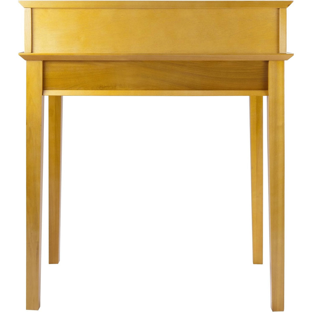 Hilderbrand Solid Wood Desk with Hutch Red Barrel Studio®