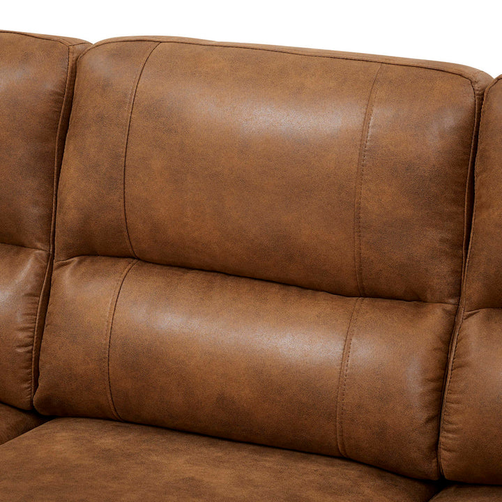 81'' Wide Rolled Arm Sofa Latitude Run® Upholstery Color: Light Brown