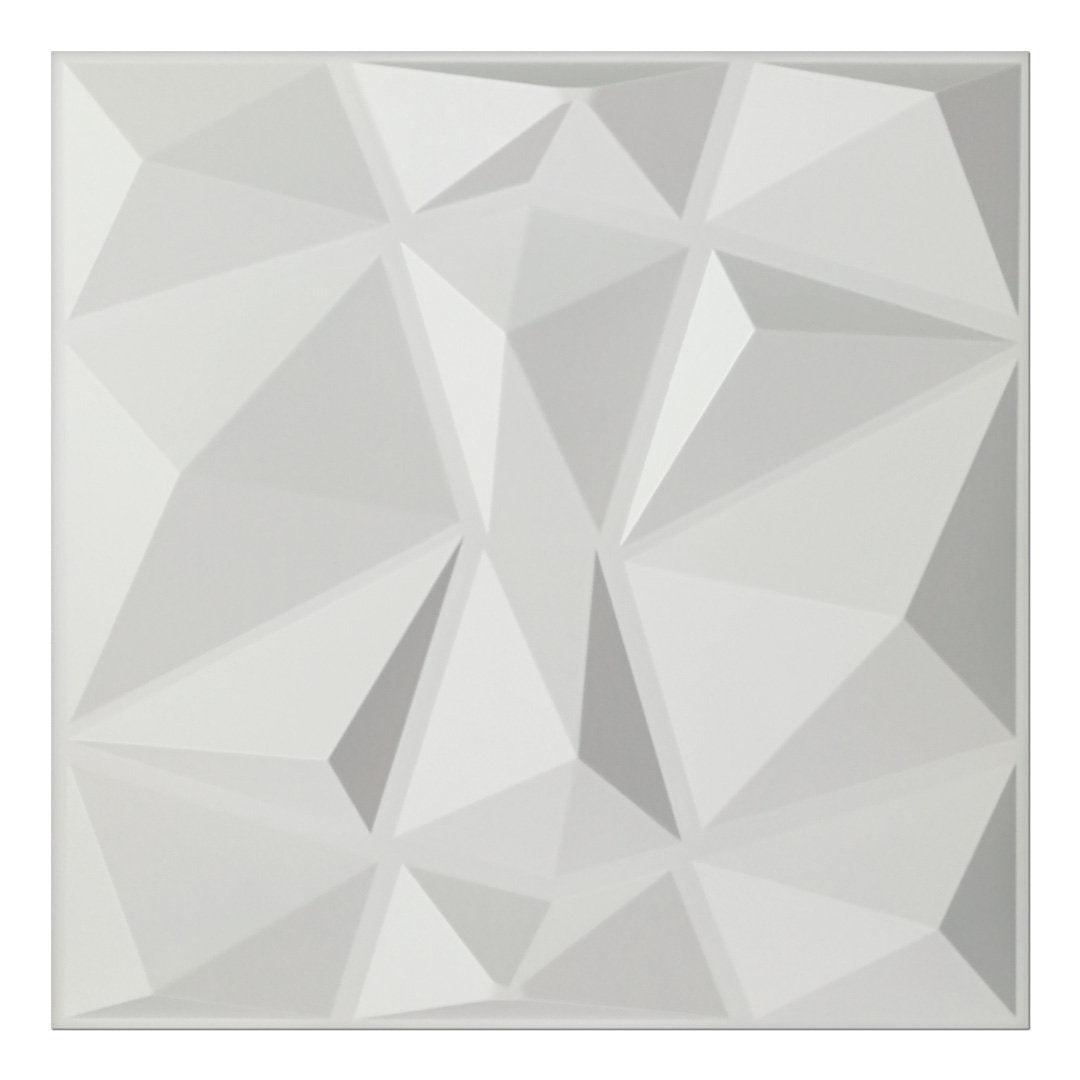 Wiegers 3D PVC Wall Panel Orren Ellis Color: White