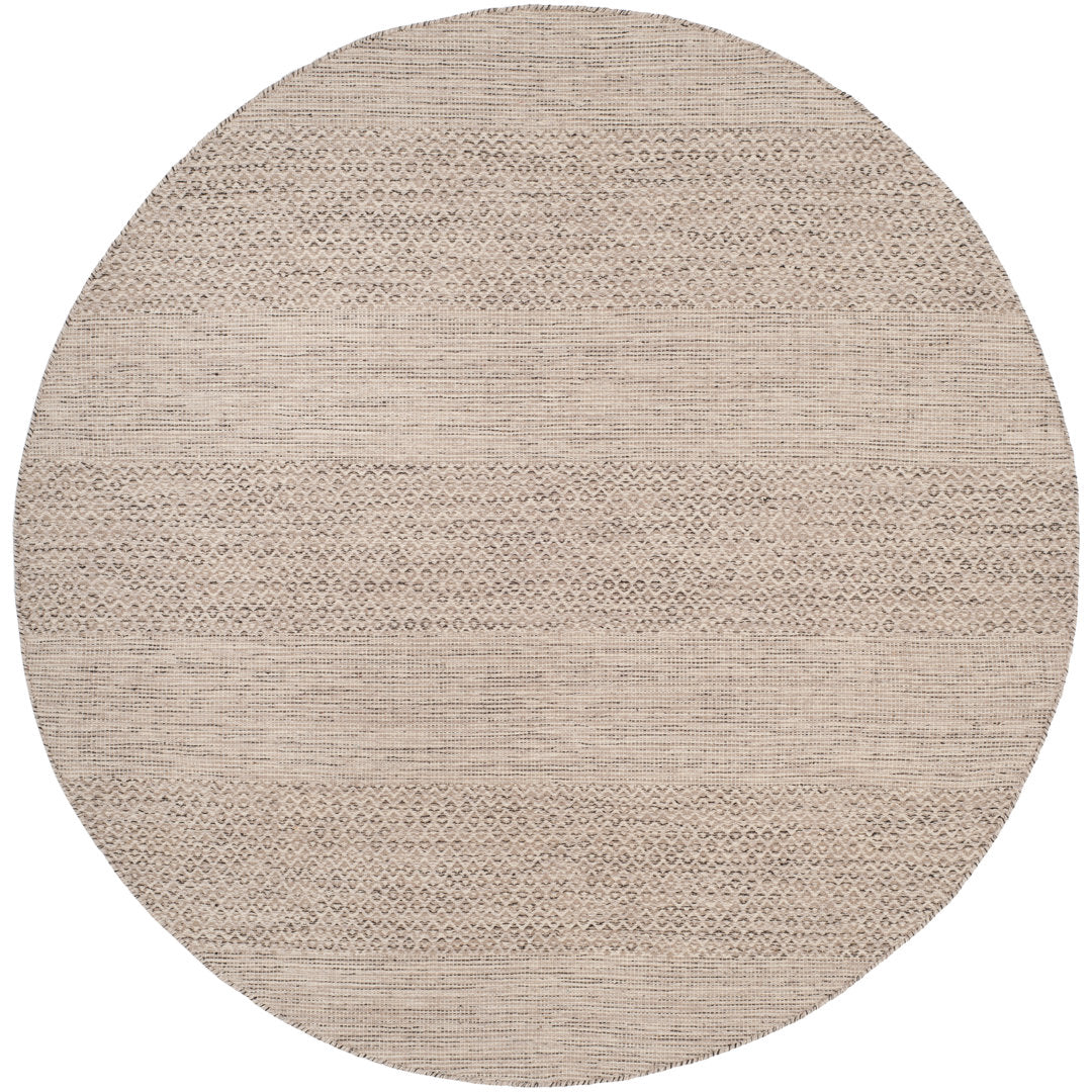 Bester Hand Woven Cotton Geometric Rug Dakota Fields Rug Size: Round 6'