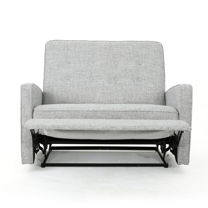 Lieb 47" Wide Manual Standard Recliner Ivy Bronx Fabric: Light Gray Polyester