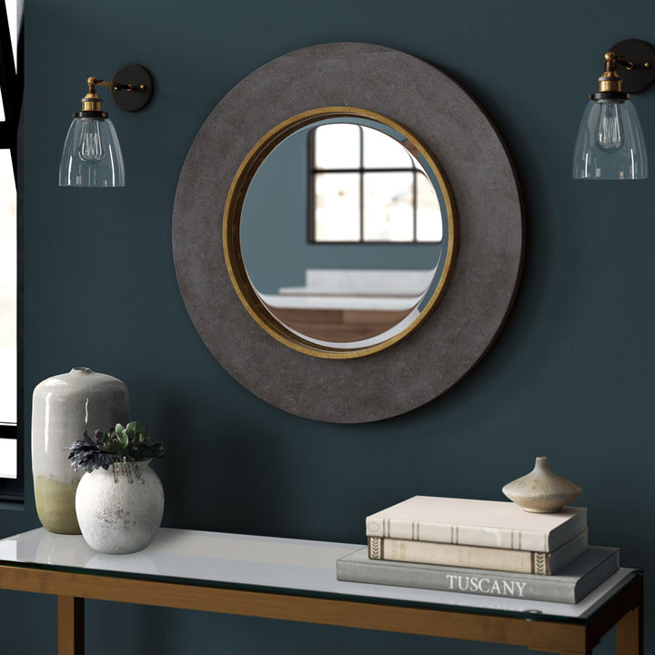 Zena Coastal Beveled Distressed Accent Mirror Greyleigh™