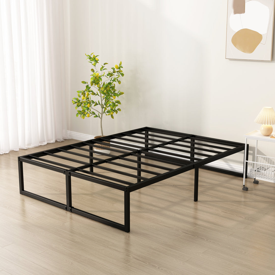 16'' Bed Frame Ebern Designs Size: Queen