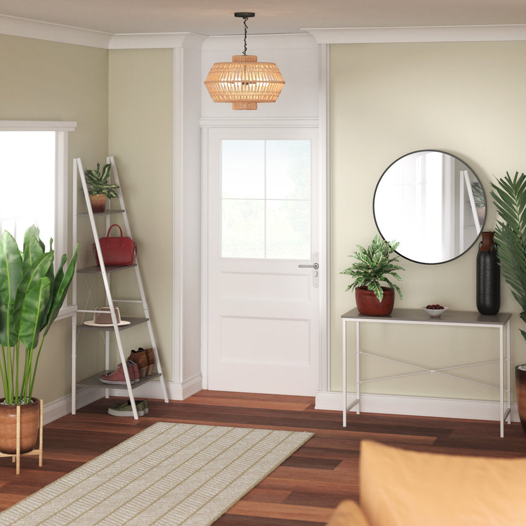ClosetMaid Industrial 4-Tier Ladder Bookcase ClosetMaid Color: Taupe/White