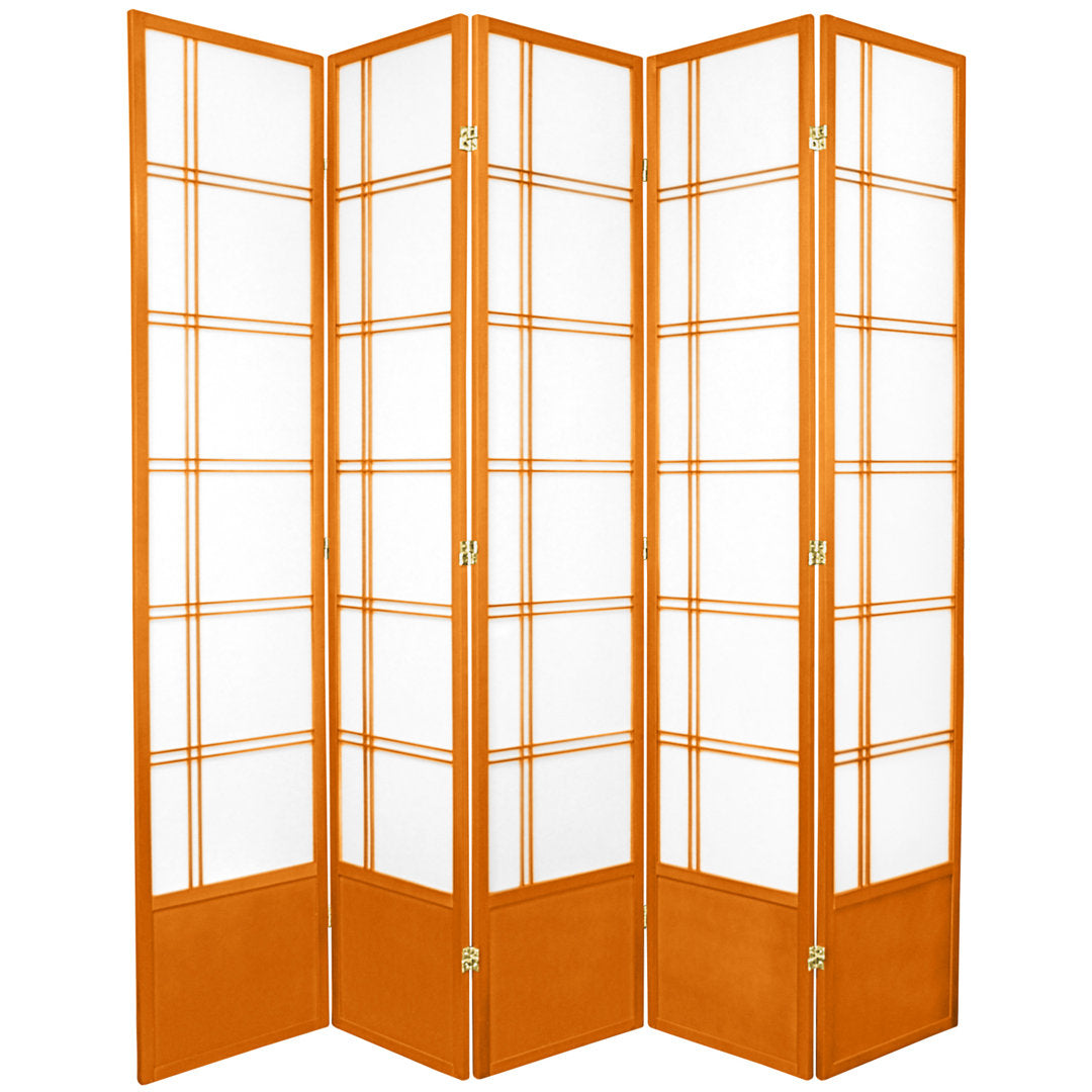 Keitez Folding Room Divider Winston Porter Color: Honey Number of Panels: 5 Panels