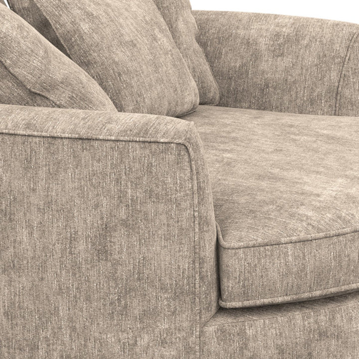 Ashonte Anjuan 61" Wide Polyester Barrel Chair Wade Logan® Fabric: Hill Beach