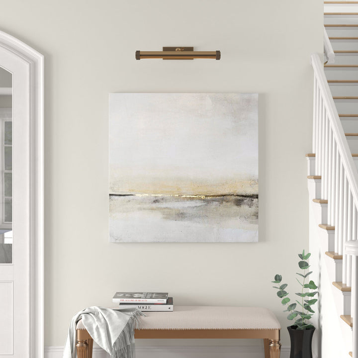 Horizontal Flow I by Tim O'Toole - Painting Print on Canvas Steelside™ Size: 48" H x 48" W Format: Wrapped Canvas