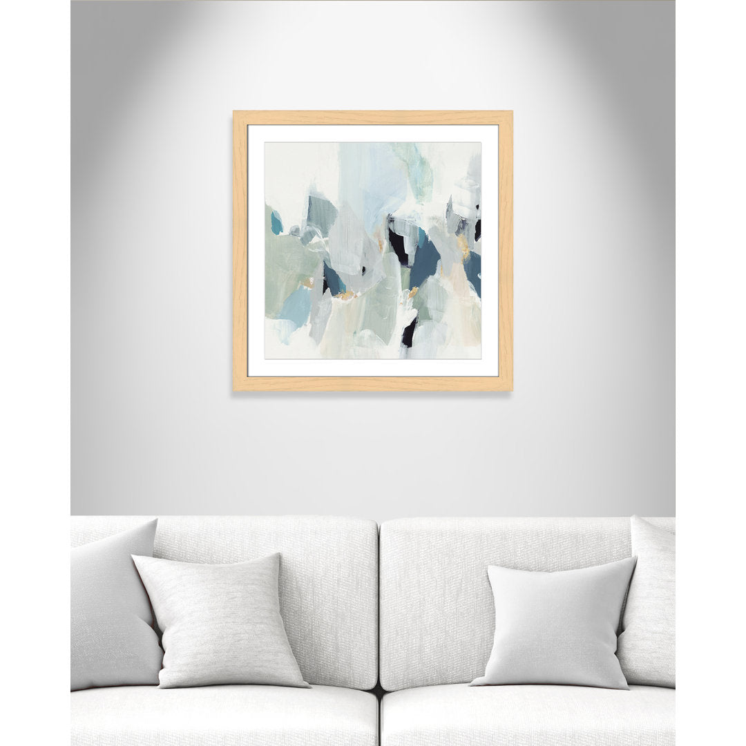 Little Talks II by Isabelle Z - Picture Frame Print on Canvas Casa Fine Arts Size: 29" H x 29" W x 1.25" D Format: Natural Picture Framed Paper