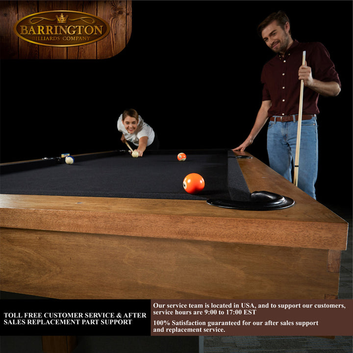Barrington Urban Collection 8-foot Premium Pool Table with Playing Accessories Barrington Billiards Company