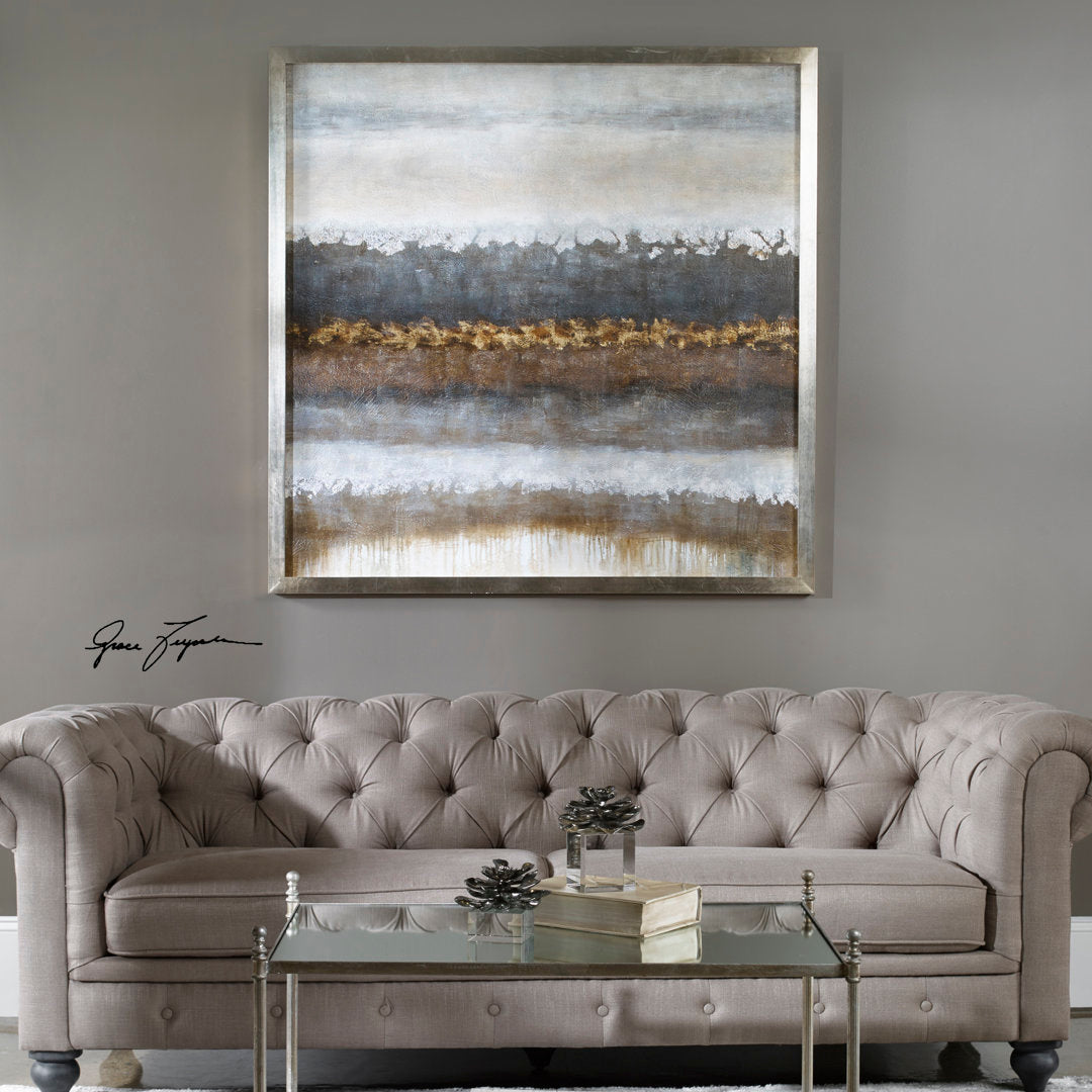 Sevine Layers - Picture Frame Painting on Canvas Birch Lane™