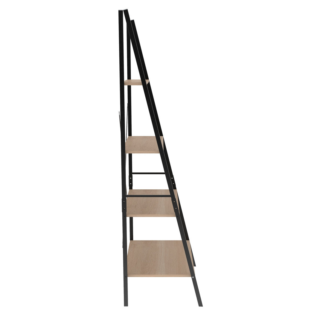 ClosetMaid Industrial 4-Tier Ladder Bookcase ClosetMaid Color: Natural