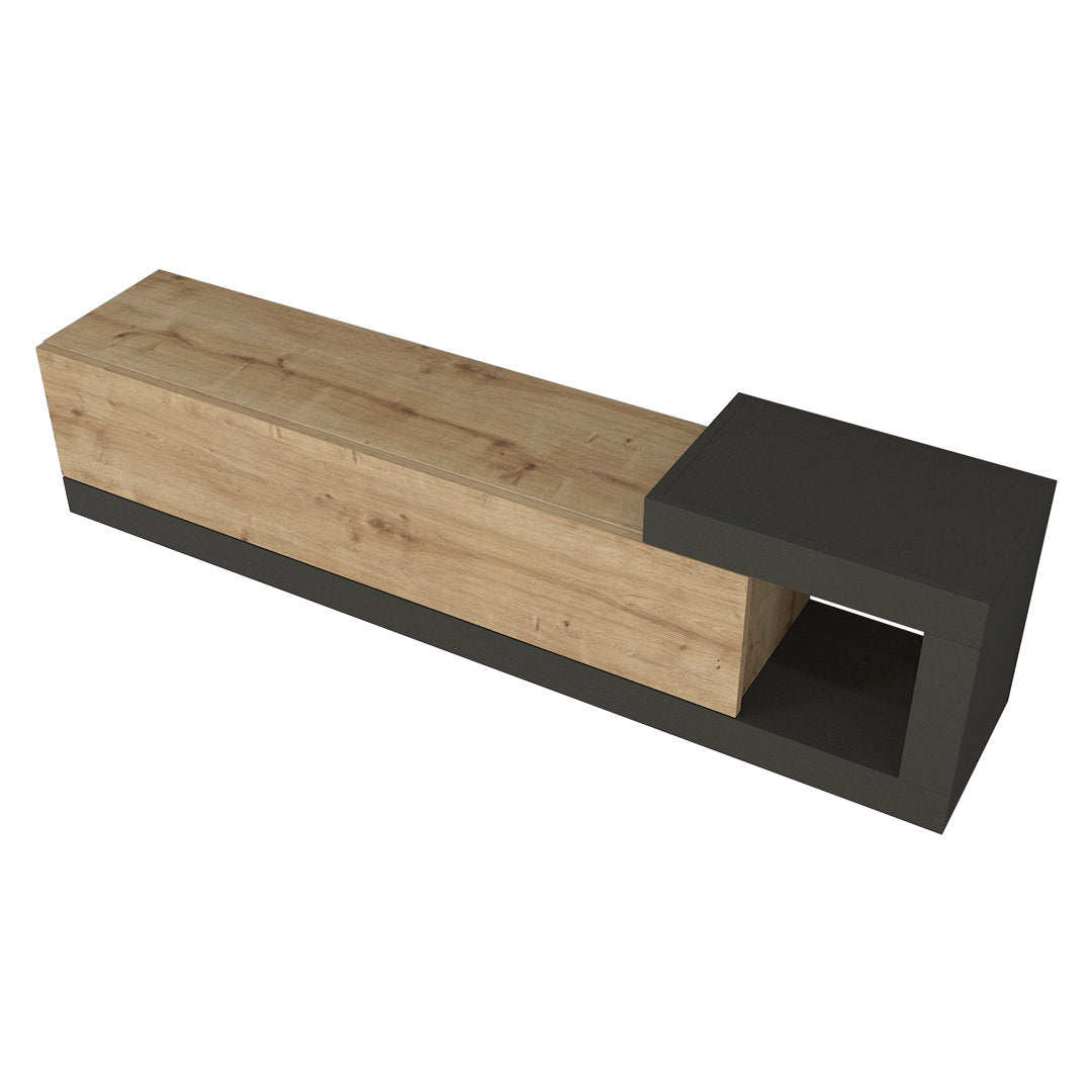 59.06'' W Floating Storage Credenza Ebern Designs Color: Saphire - Anthracite