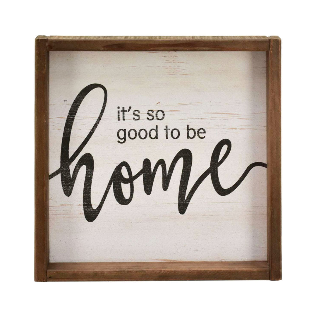 It's so Good to be Home Wood Sign Wall Décor Gracie Oaks