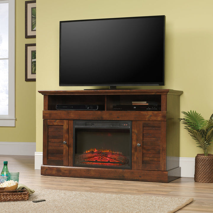 Deniece TV Stand for TVs up to 60" with Electric Fireplace Included Alcott Hill®
