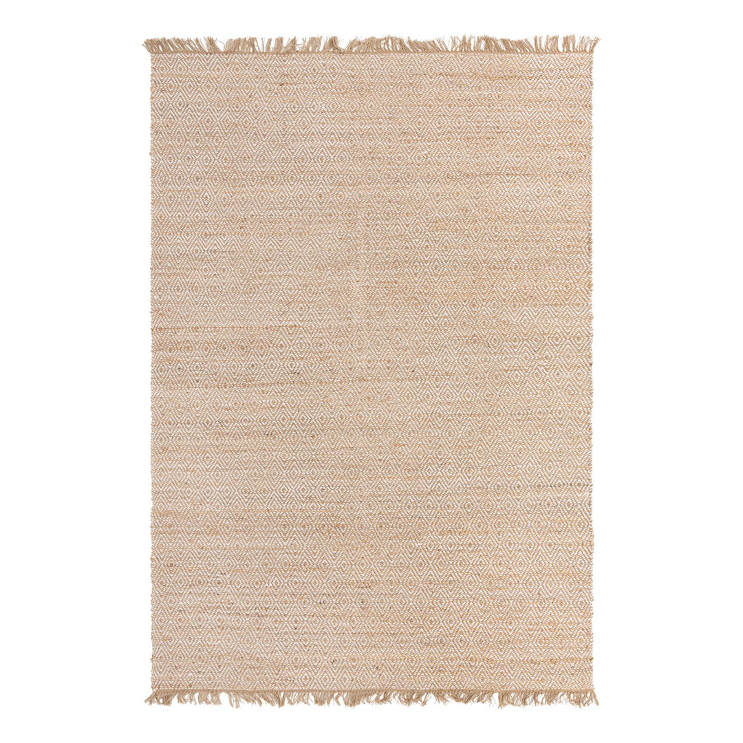 Geometric Handmade Braided Natural Rug Dakota Fields Rug Size: Rectangle 10' x 14'1"