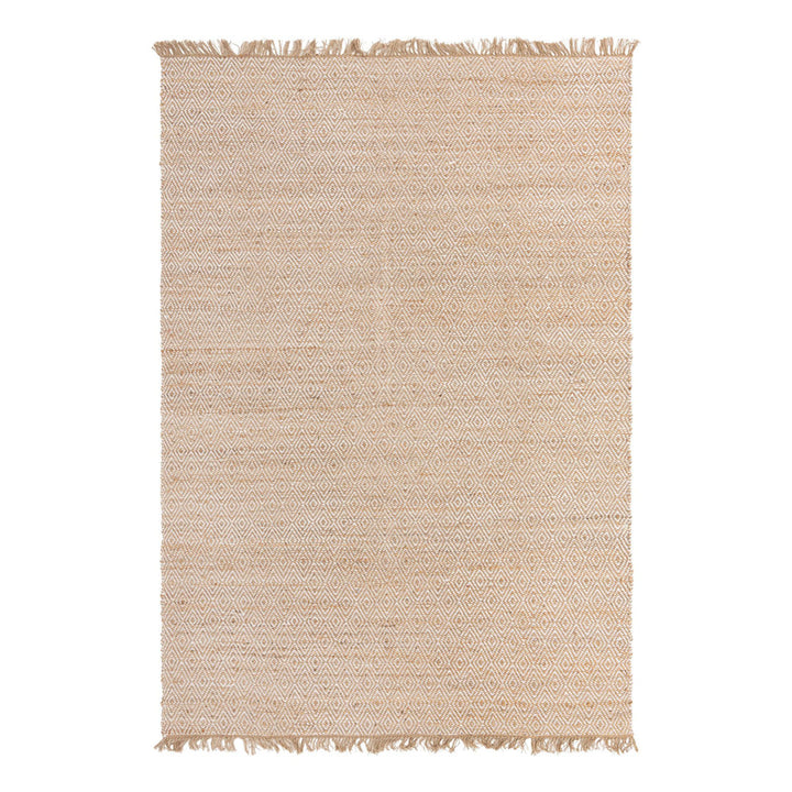 Geometric Handmade Braided Natural Rug Dakota Fields Rug Size: Rectangle 10' x 14'1"