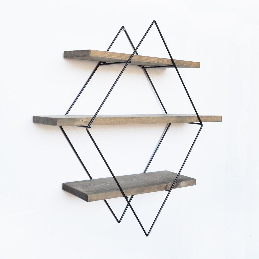 Alyssa 3 Piece Diamond Solid Wood Tiered Shelf Mistana™