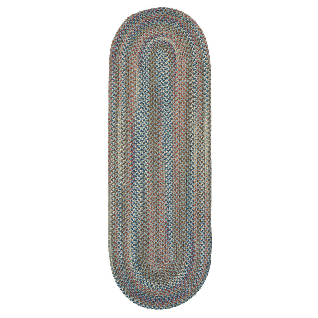 Kipton Reversible Area Rug - Light Blue Charlton Home® Rug Size: Runner 2' x 9'