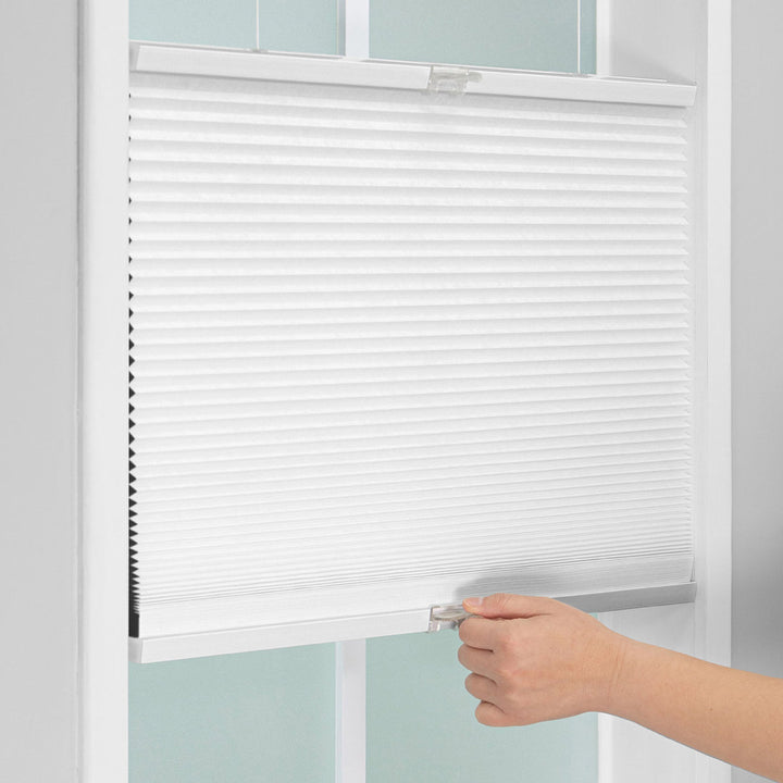 Sheba 1.5 inch Cordless Blackout Top Down bottom Up Cellular Shade Symple Stuff Blind Size: 68.5" W x 64" L Finish: White