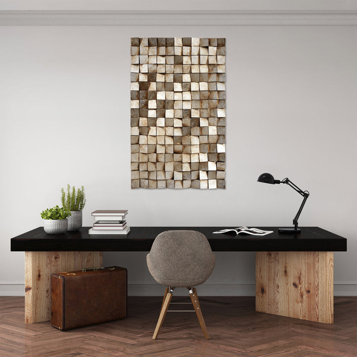 Textured 1 by Primo - Unframed Blocks on Wood Red Barrel Studio®