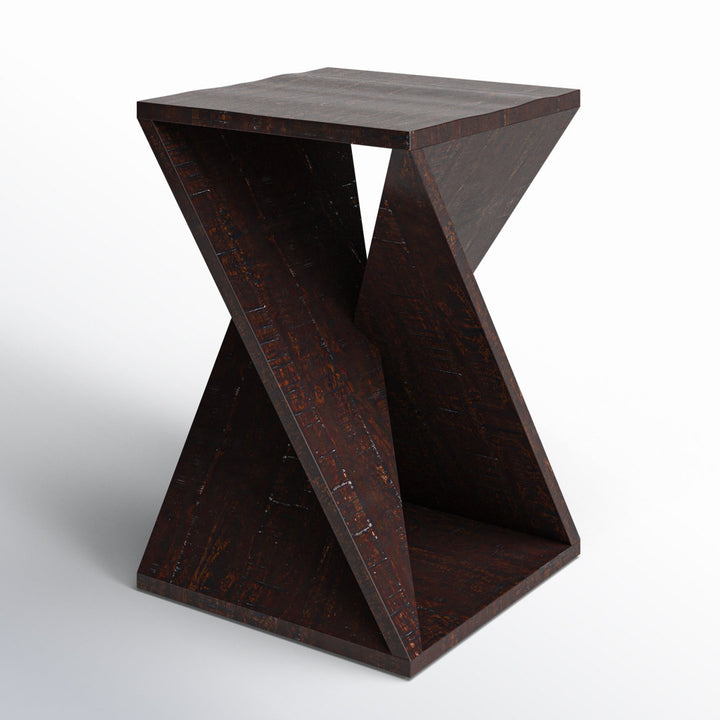 Rivera End Table Joss & Main Color: Espresso