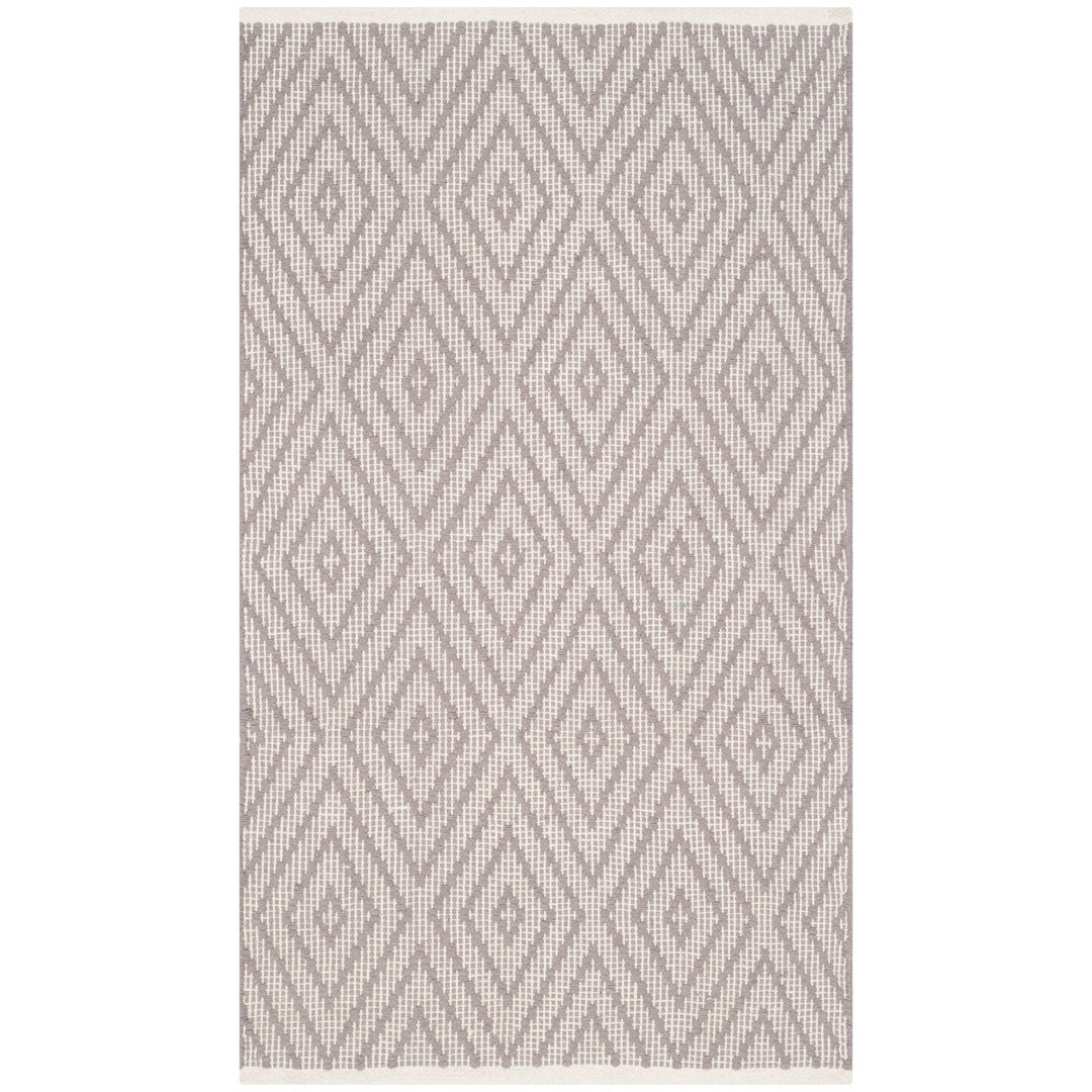 Akihito Hand Woven Cotton Geometric Rug Wrought Studio™ Rug Size: Rectangle 8' x 10'