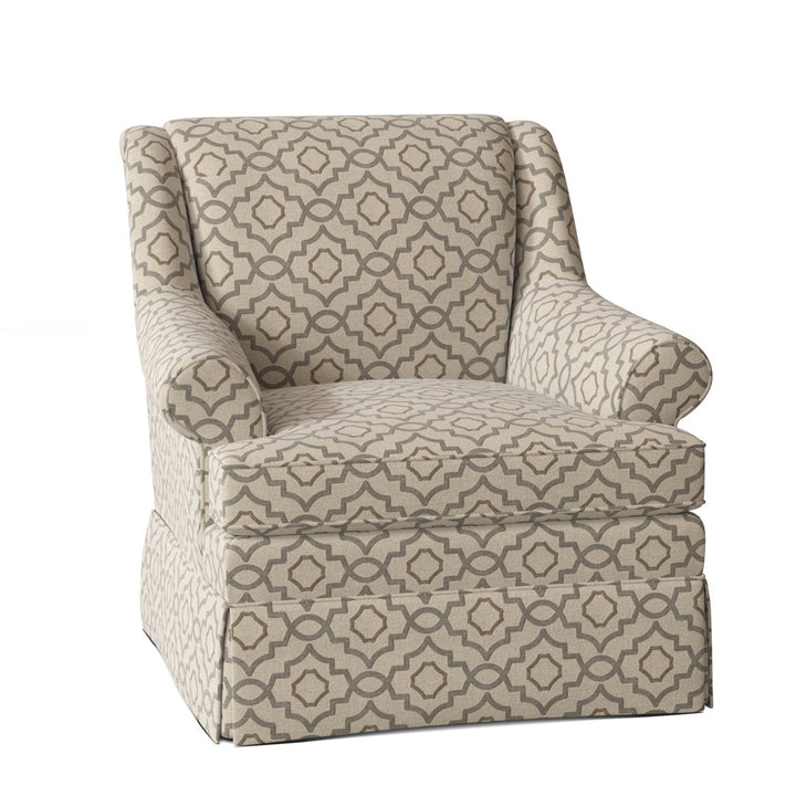 Amrin 35" Wide Armchair Lark Manor™ Arm Covers: Yes, Body Fabric: Nomad Beige Crypton®