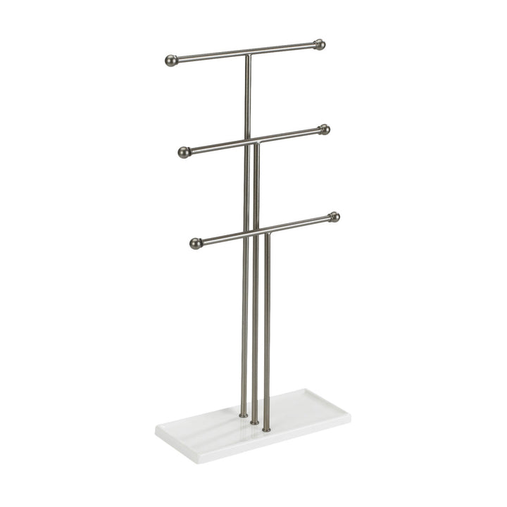 Trigem Jewelry Stand Umbra Finish: White/Nickel