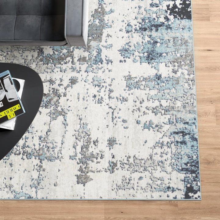 Burnstad Machine Woven Abstract Area Rug 17 Stories Rug Size: Rectangle 9' x 12'