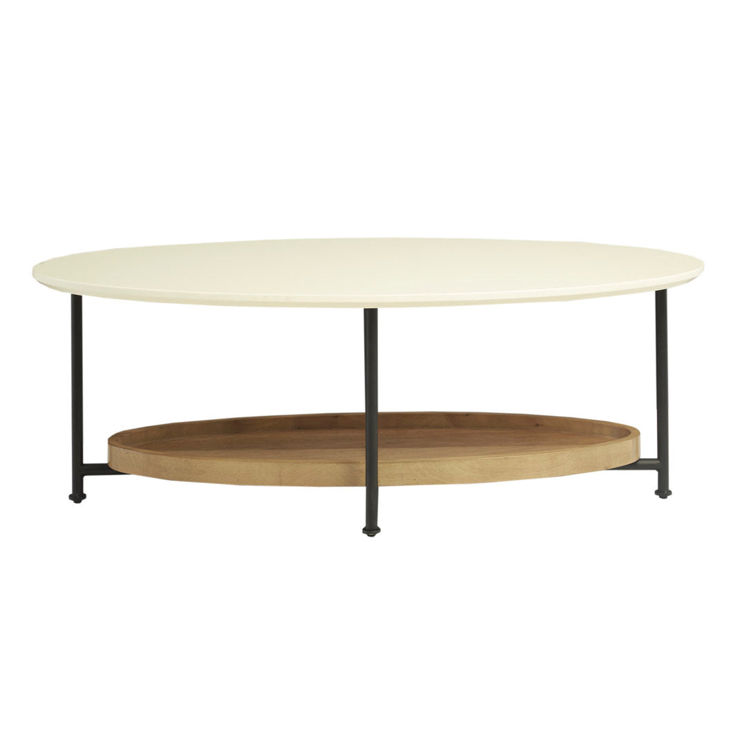 Beaumont 4 Legs Coffee Table with Storage Wade Logan®