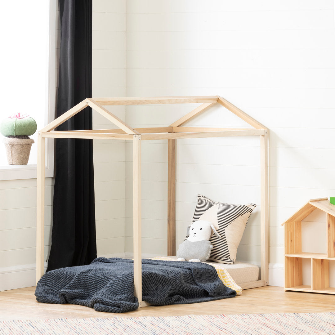 Sweedi Toddler Bed South Shore Bed Frame Color: Natural Poplar