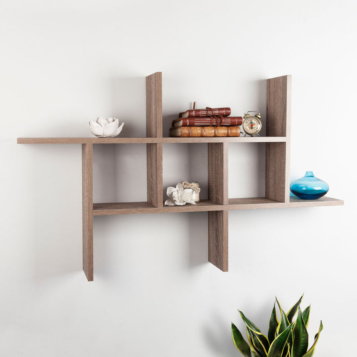 Suffield 4 Piece Accent Shelf Zipcode Design™ Finish: Weathered Oak