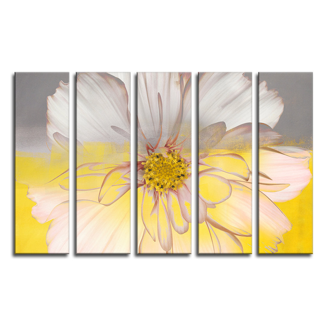 Painted Petals XXXIV by Tristan Scott - 5 Piece Wrapped Canvas Graphic Art Print Wade Logan®