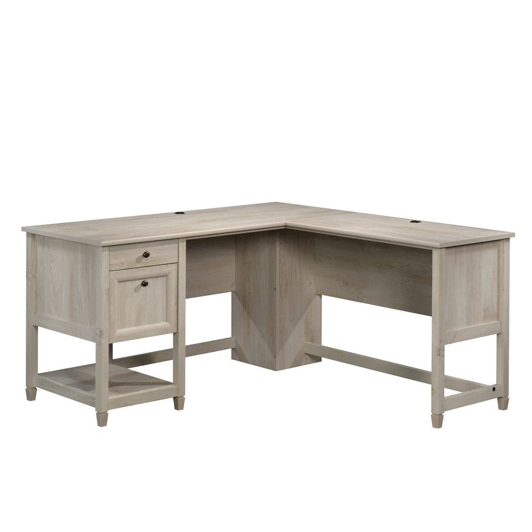 Gunalda L-Shape Executive Desk Red Barrel Studio® Color: Chalked Chestnut