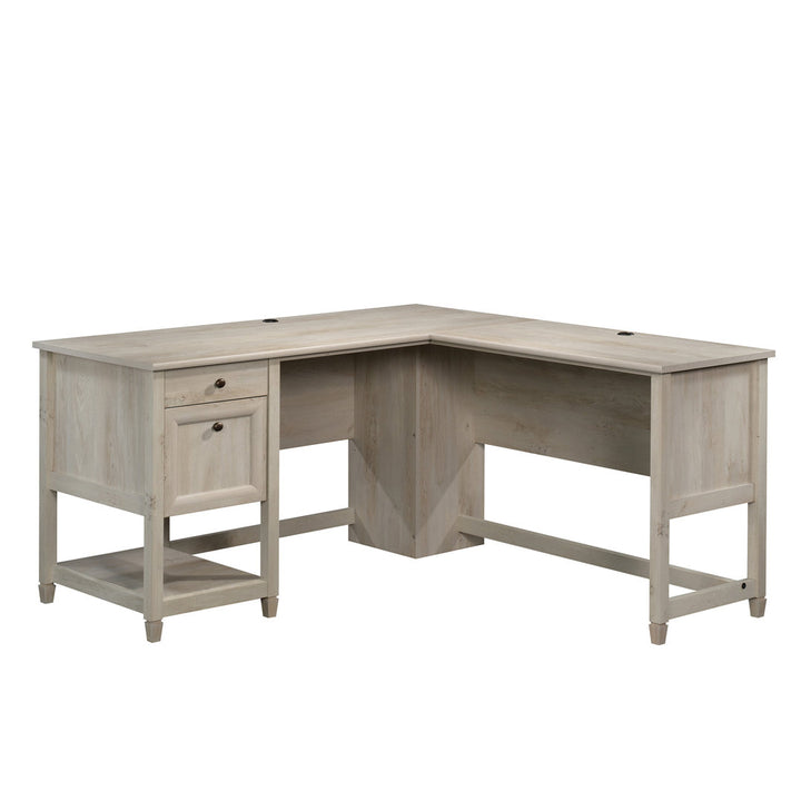 Gunalda L-Shape Executive Desk Red Barrel Studio® Color: Chalked Chestnut