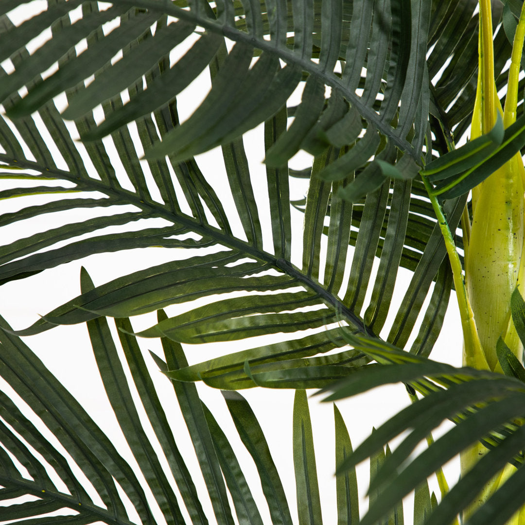 96" Artificial Cane Palm Tree in Pot Bay Isle Home™