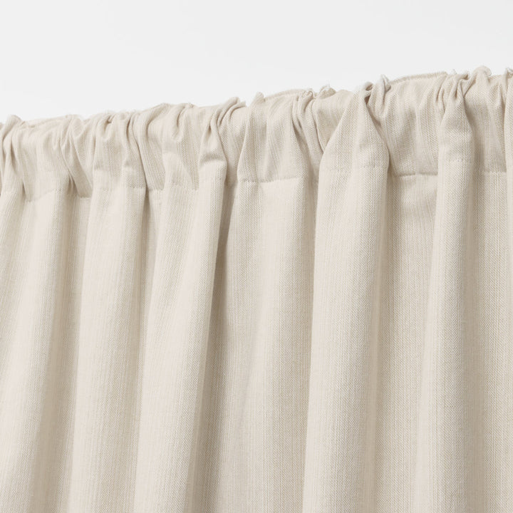 Lauren Ralph Lauren Sallie Blackout Heavy Cotton/Linen Blend with Lining Back Tab/Rod Pocket Curtain Lauren Ralph Lauren Curtain Color: Light Beige Size per Panel: 54" W x 96" L