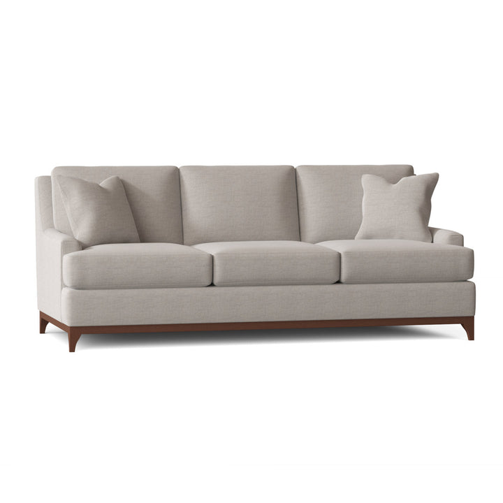 Madelyn 89" Recessed Arm Sofa Wayfair Custom Upholstery™ Fabric: Cast Silver Sunbrella®