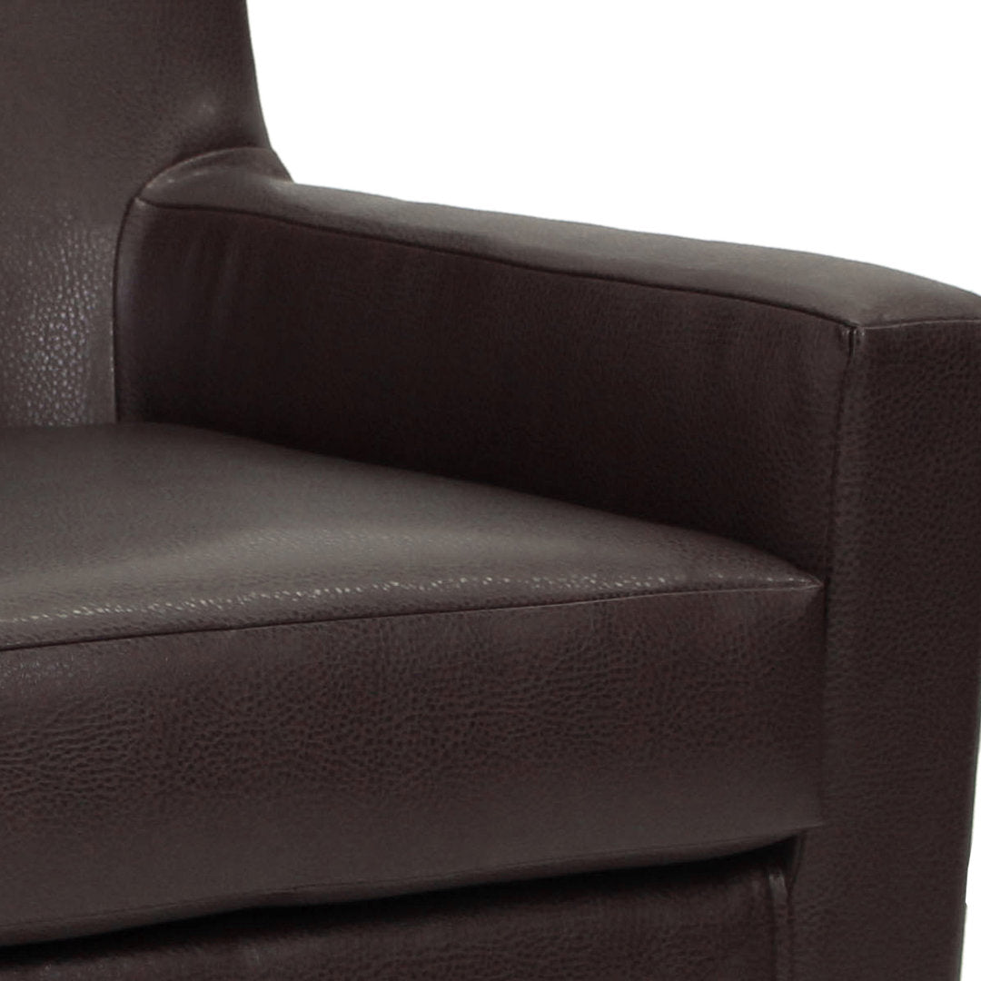 Donham Wide Armchair Zipcode Design™ Upholstery Color: Walnut