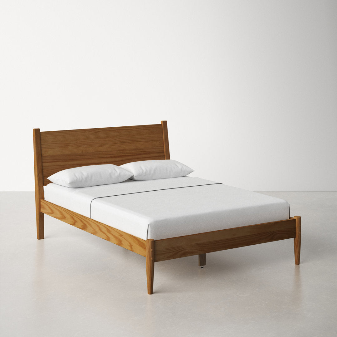 Grady Solid Wood Platform Bed AllModern Color: Castanho Size: Full / Double