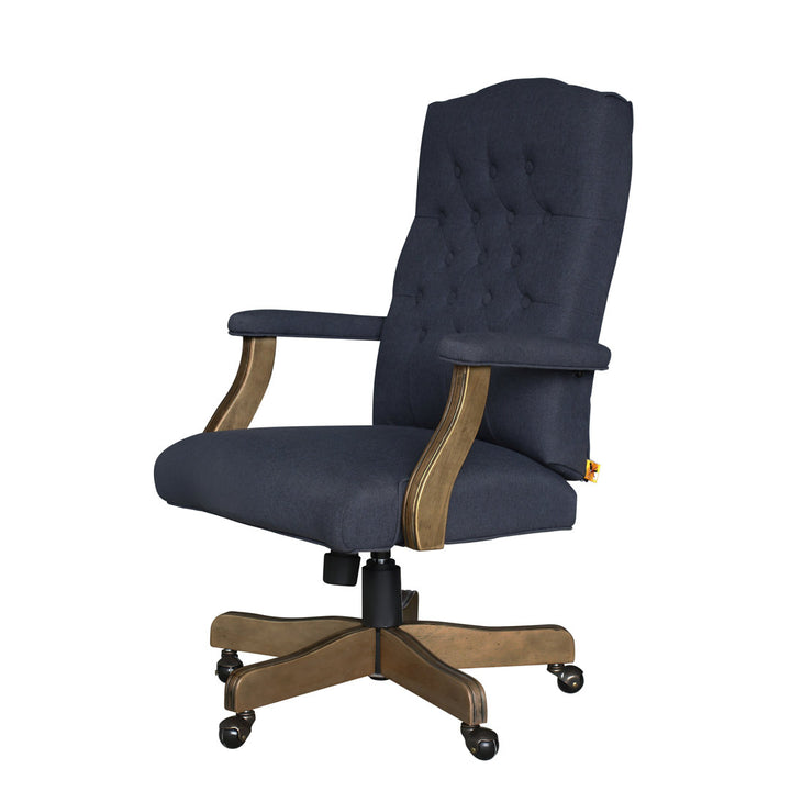 Mayson Executive Chair Three Posts™ Upholstery Color: Blue