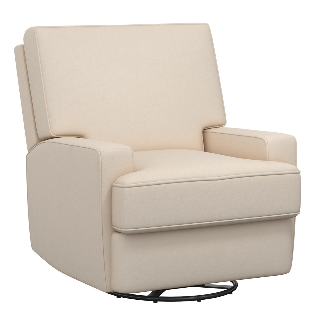 Abingdon Upholstered Swivel Reclining Glider Mack & Milo™ Upholstery Color: Beige Velvet