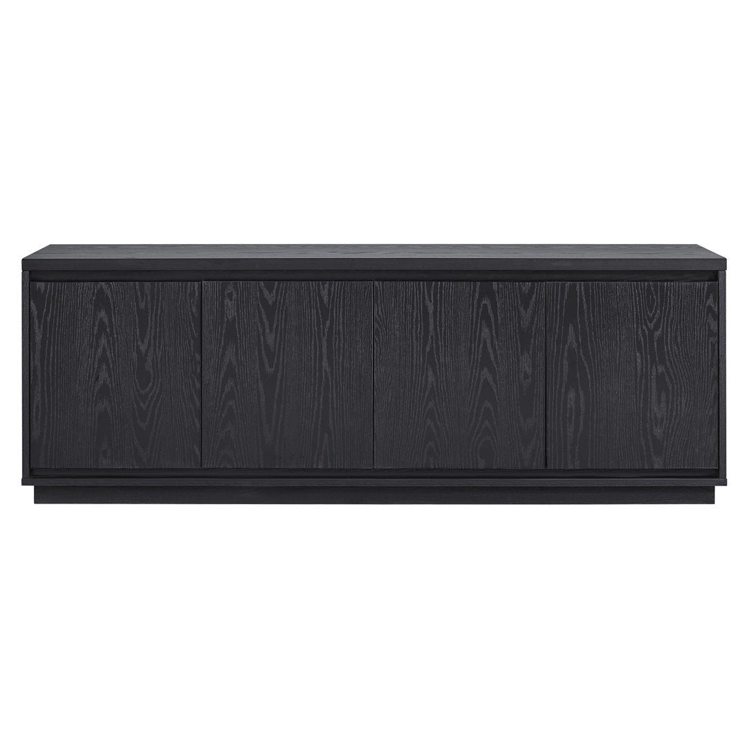 Presque TV Stand for TVs up to 78" Wade Logan® Color: Black Grain